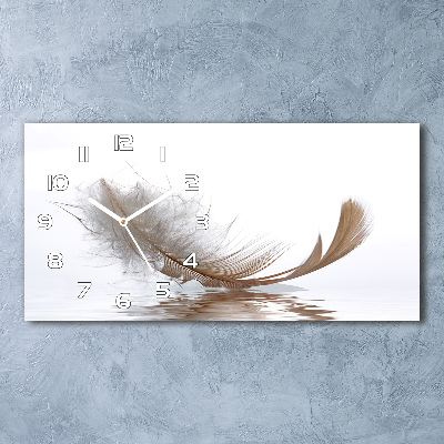 Orologio rettangolare con quadrante decorato con motivo 