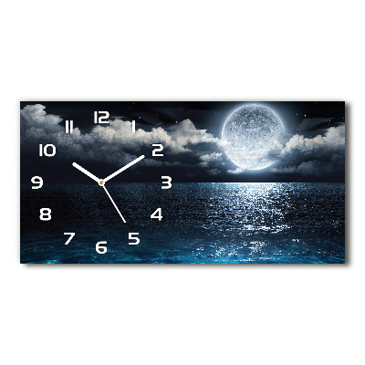Orologio orizzontale con motivo della luna piena