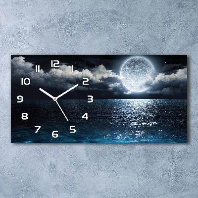 Orologio orizzontale con motivo della luna piena