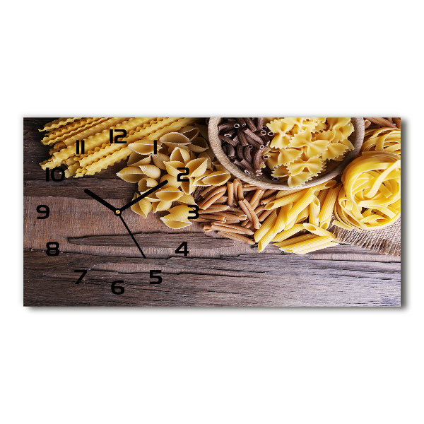 Orologio orizzontale con mix di pasta