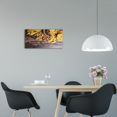 Orologio orizzontale con mix di pasta