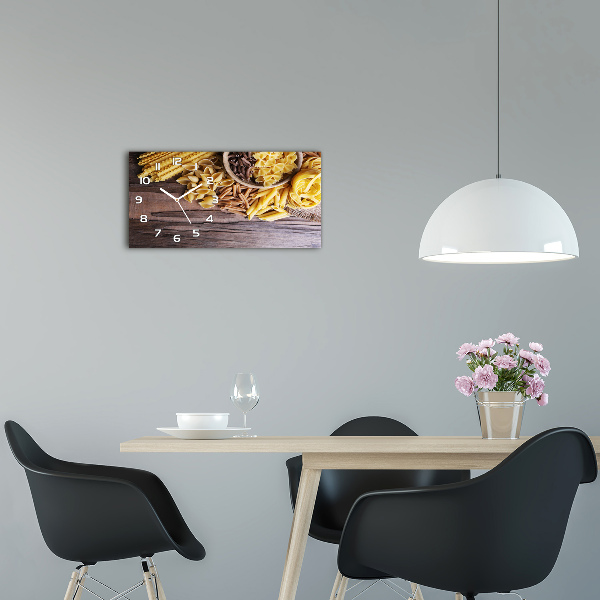 Orologio orizzontale con mix di pasta