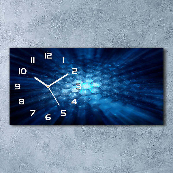 Orologio orizzontale con cristalli