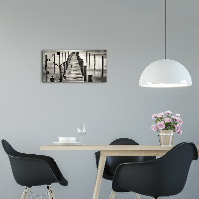 Orologio rettangolare con quadrante in molo di legno