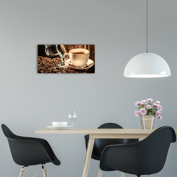 Orologio rettangolare con quadrante color caffè aromatico