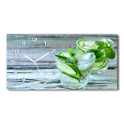 Orologio rettangolare con quadrante Acqua di cetriolo