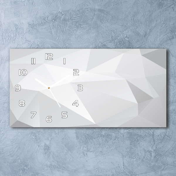 Orologio rettangolare con sfondo astratto