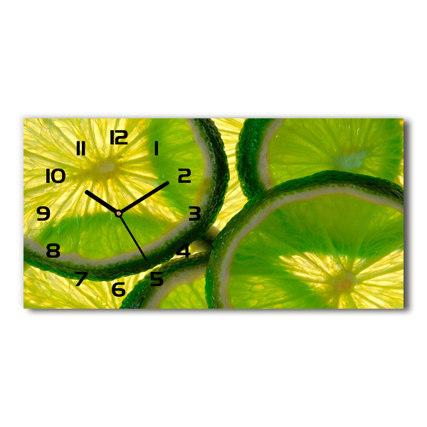 Orologio orizzontale in color lime