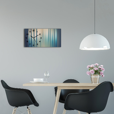 Orologio rettangolare con quadrante a strisce blu