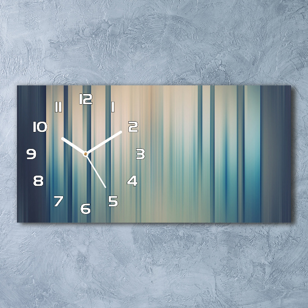 Orologio rettangolare con quadrante a strisce blu