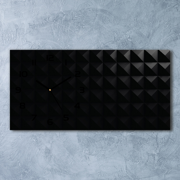 Orologio orizzontale con sfondo astratto