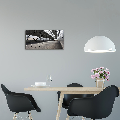 Orologio orizzontale con stampa raffigurante una strada nel tunnel