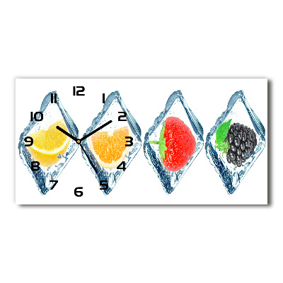 Orologio orizzontale con motivo a cubetti di frutta
