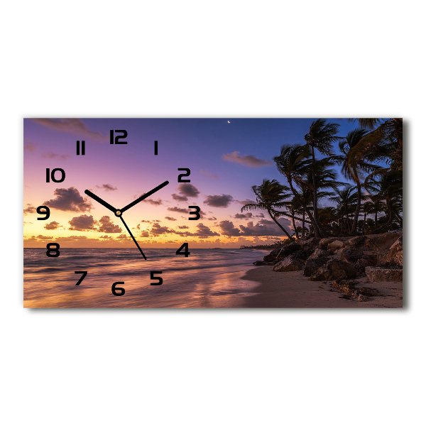 Orologio orizzontale con motivo 