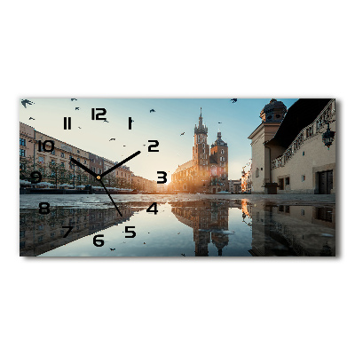 Orologio orizzontale con motivo di Cracovia, Polonia