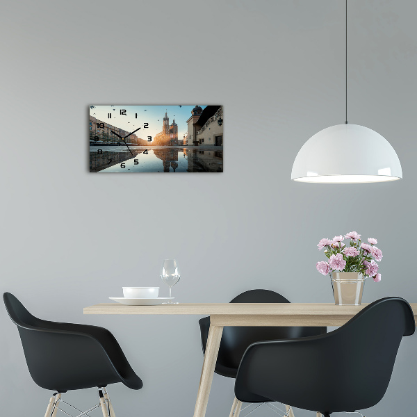 Orologio orizzontale con motivo di Cracovia, Polonia