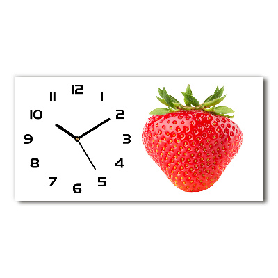 Orologio rettangolare con quadrante color fragola