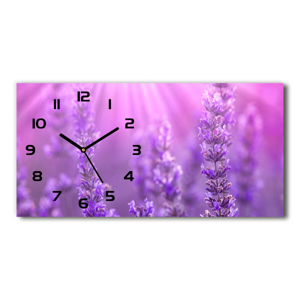 Orologio rettangolare con quadrante color lavanda