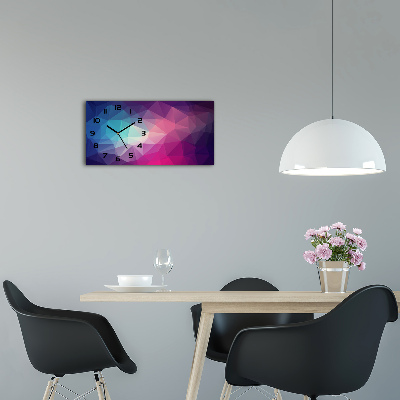 Orologio orizzontale con sfondo astratto