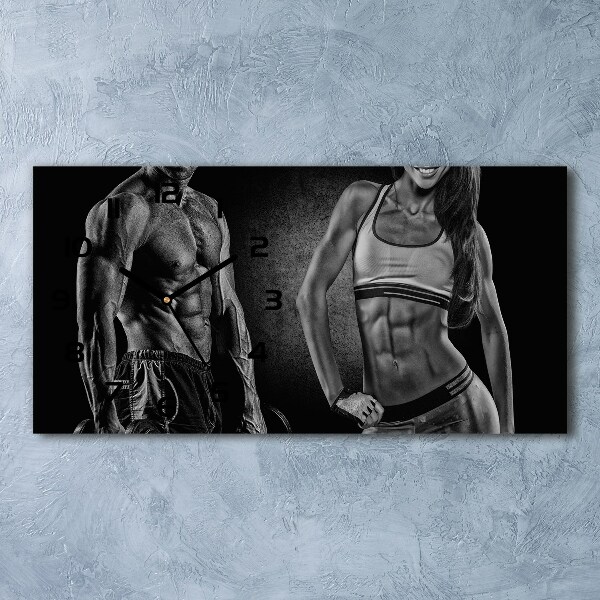 Orologio orizzontale per edifici sportivi