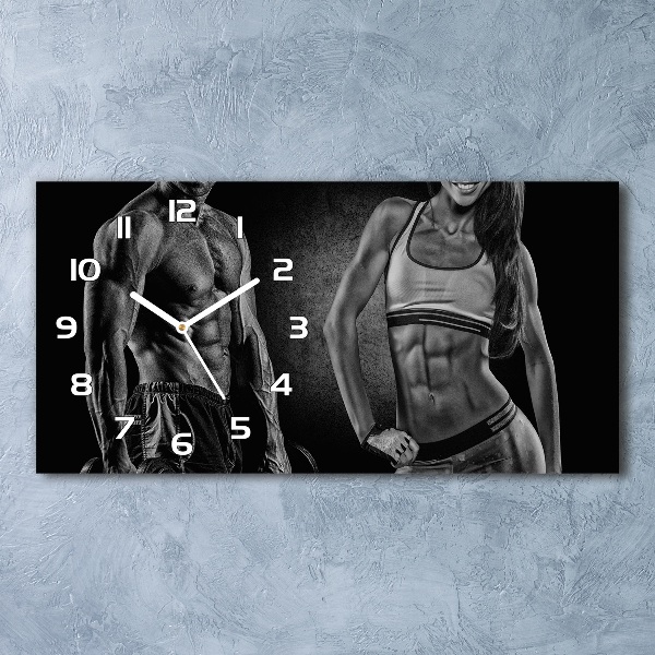 Orologio orizzontale per edifici sportivi