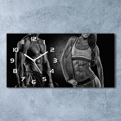 Orologio orizzontale per edifici sportivi