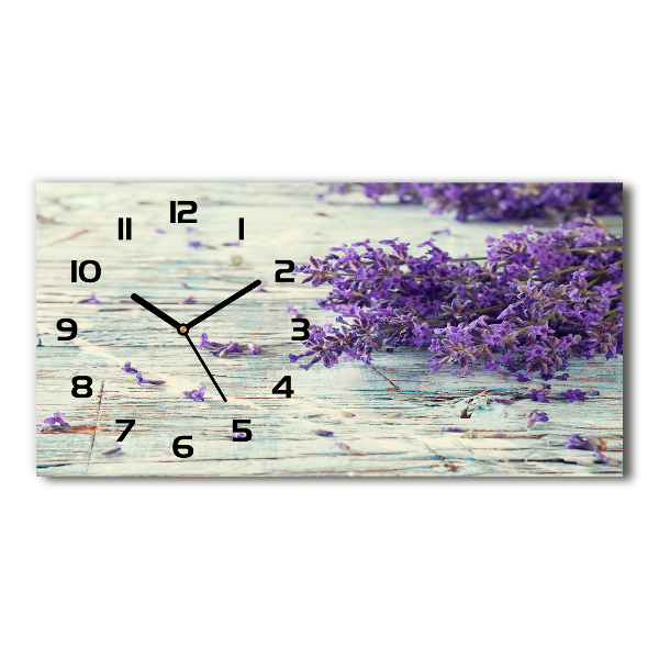 Orologio rettangolare con quadrante color lavanda