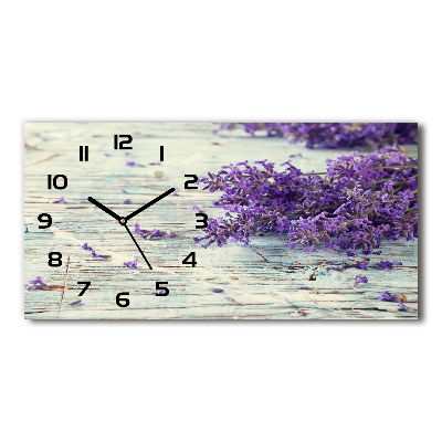 Orologio rettangolare con quadrante color lavanda