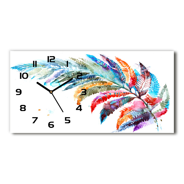 Orologio rettangolare con finitura colorata