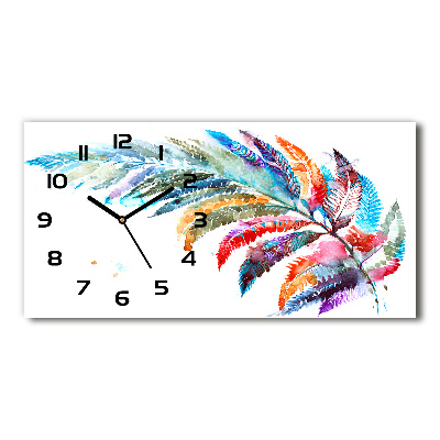 Orologio rettangolare con finitura colorata