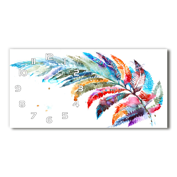 Orologio rettangolare con finitura colorata