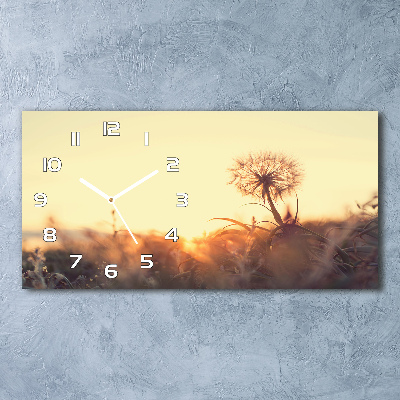 Orologio orizzontale con motivo a dente di leone