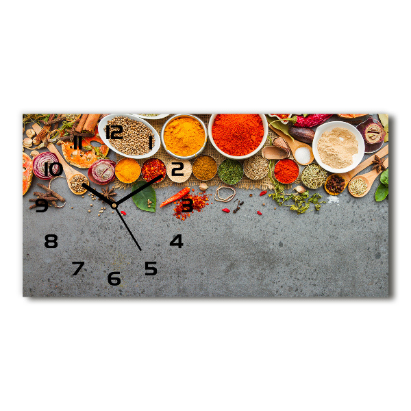 Orologio rettangolare con motivo a miscela di spezie
