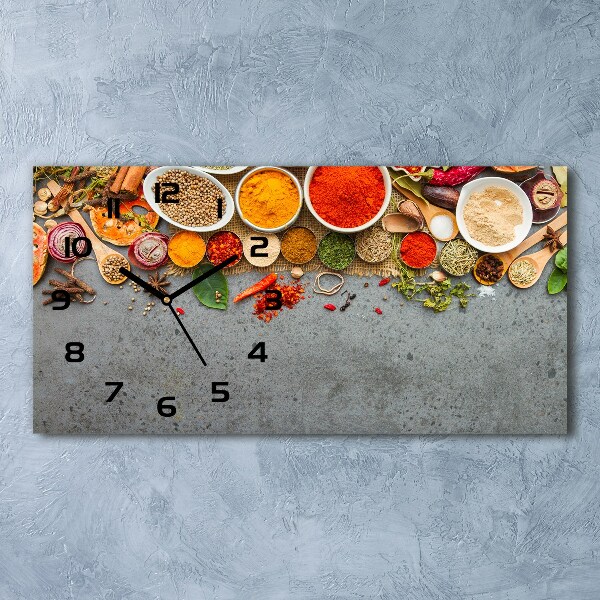 Orologio rettangolare con motivo a miscela di spezie