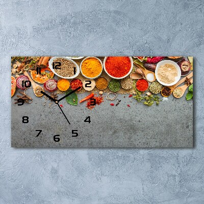 Orologio rettangolare con motivo a miscela di spezie