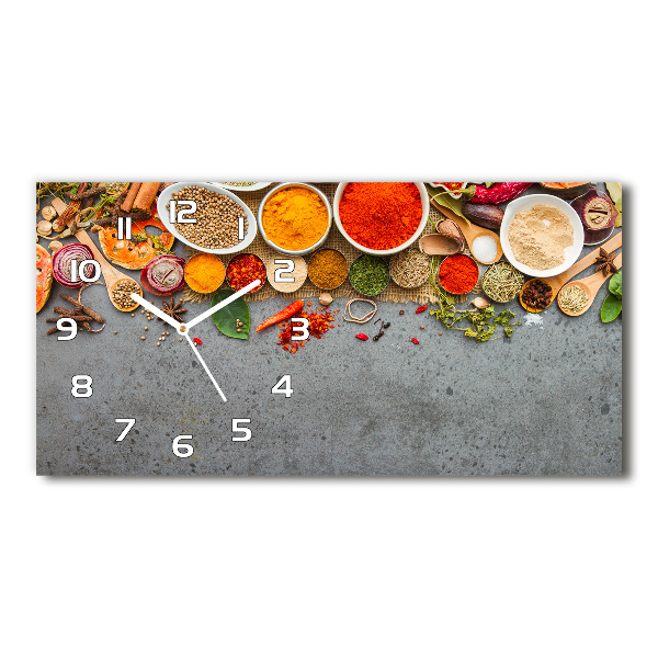 Orologio rettangolare con motivo a miscela di spezie