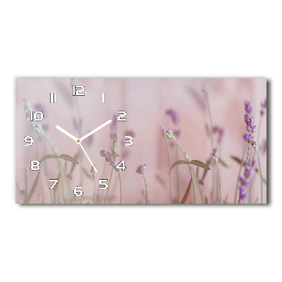 Orologio rettangolare con quadrante color lavanda