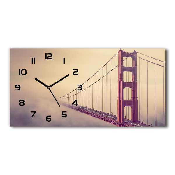 Orologio rettangolare con il motivo Ponte di San Francisco