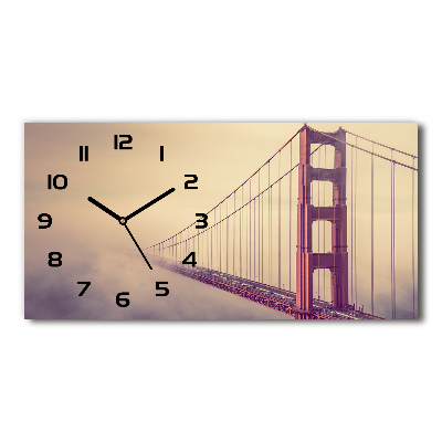 Orologio rettangolare con il motivo Ponte di San Francisco