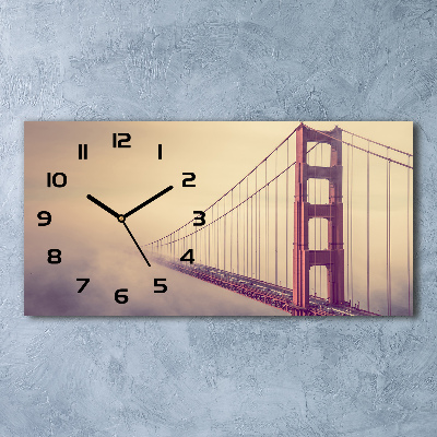 Orologio rettangolare con il motivo Ponte di San Francisco