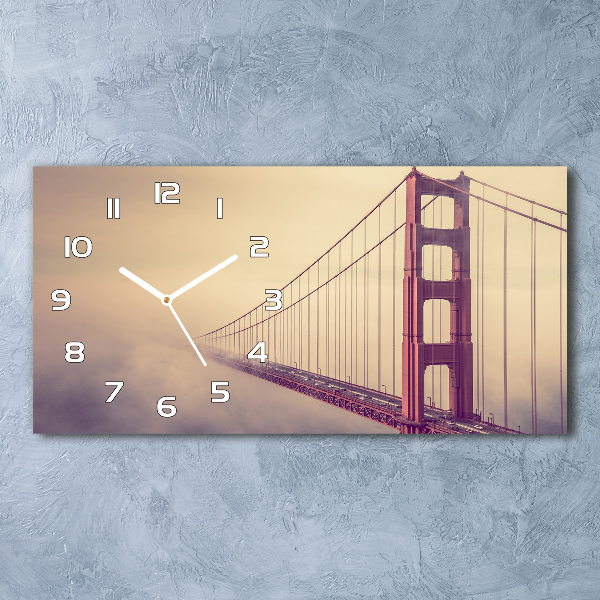 Orologio rettangolare con il motivo Ponte di San Francisco