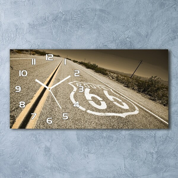 Orologio rettangolare con motivo 