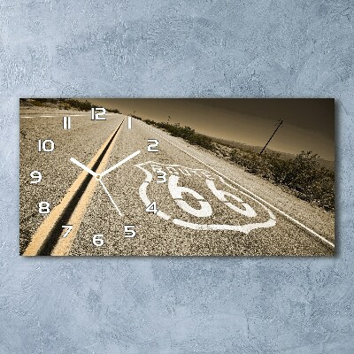 Orologio rettangolare con motivo 