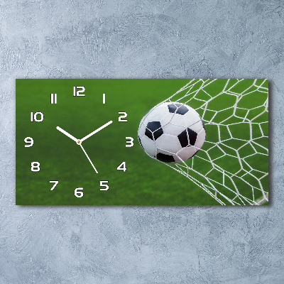 Orologio rettangolare con quadrante decorato con la scritta 