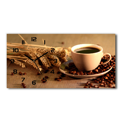 Orologio rettangolare con quadrante ispirato al caffè aromatizzato