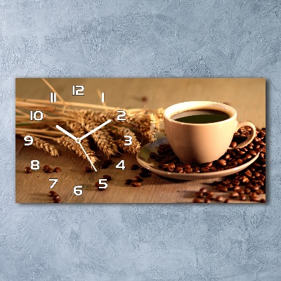 Orologio rettangolare con quadrante ispirato al caffè aromatizzato