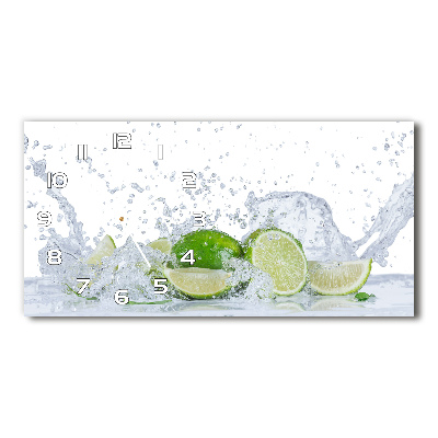 Orologio orizzontale con finitura effetto calce e prova d'acqua