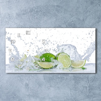 Orologio orizzontale con finitura effetto calce e prova d'acqua