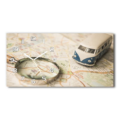 Orologio orizzontale con quadrante ispirato al simbolismo del viaggio