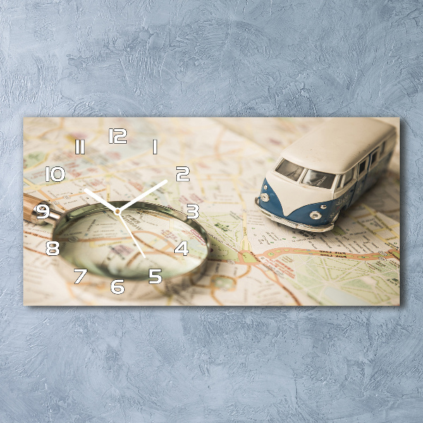 Orologio orizzontale con quadrante ispirato al simbolismo del viaggio